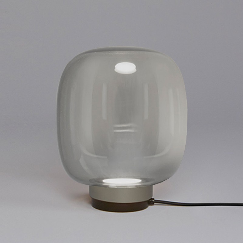 Tooy - Lampada da tavolo Legier 557.32 grigio vetro fumé