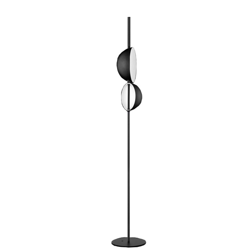 Oluce - Superluna black floor lamp