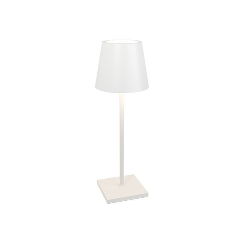 Zafferano - Lampada da tavolo Poldina Pro L desk bianco