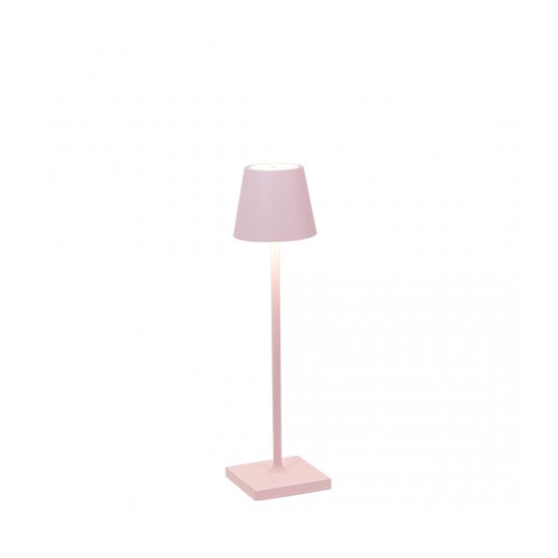 Zafferano - Lampada da tavolo Poldina micro rosa