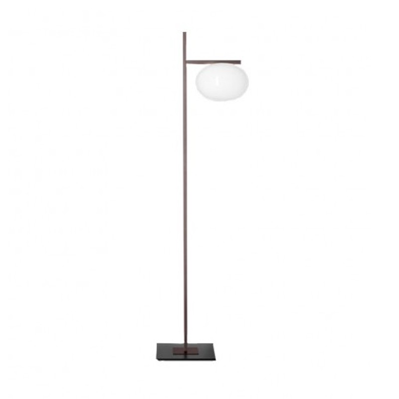 Oluce -  Alba 382 anodic bronze floor lamp