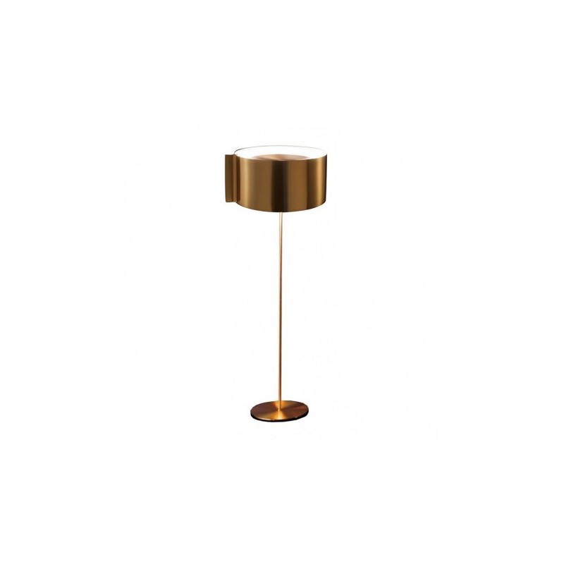 Oluce - Switch gold floor lamp