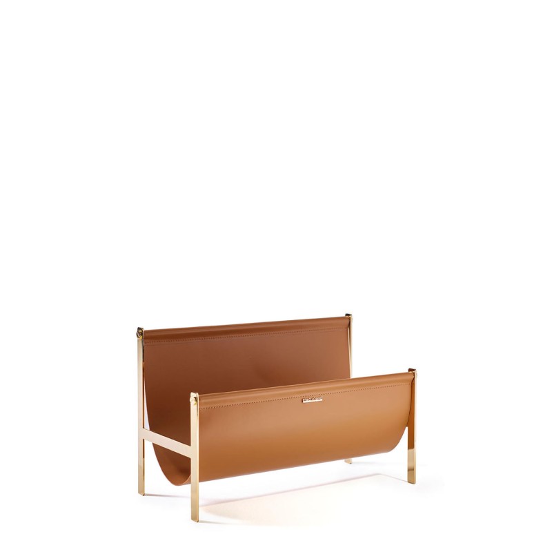 Opinion Ciatti - Magazine rack in natural leather