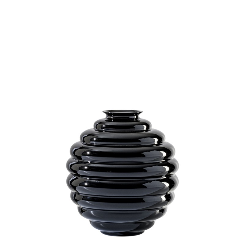 Venini - Deco h18 black vase