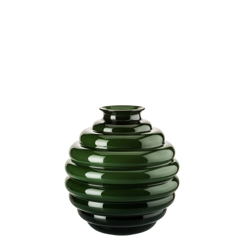 Venini - Deco h18 apple green vase