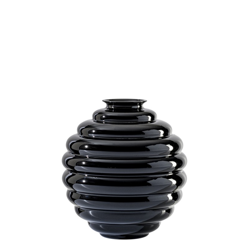 Venini - Deco h24 black vase