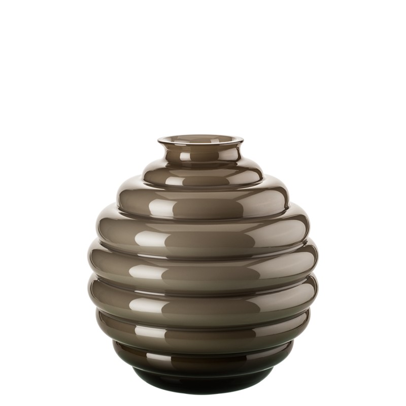 Venini - Deco h29 grey vase