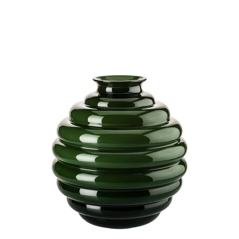 Venini - Deco h29 apple green vase