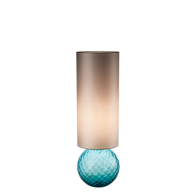 Venini - Balloton Lamp aquamarine table lamp