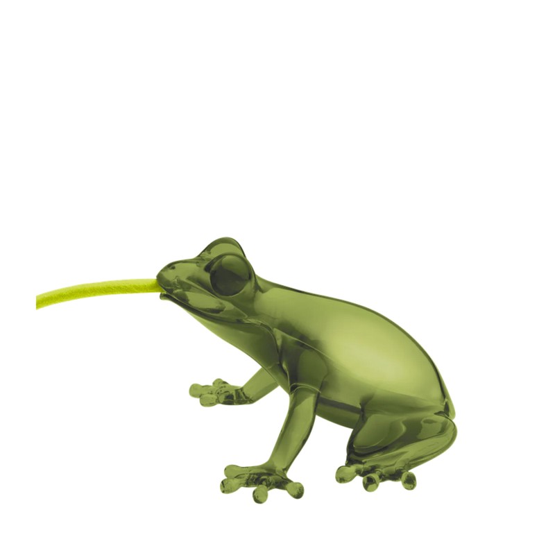 Qeeboo Lampada da tavolo parete Hungry Frog verde Longho design palermo