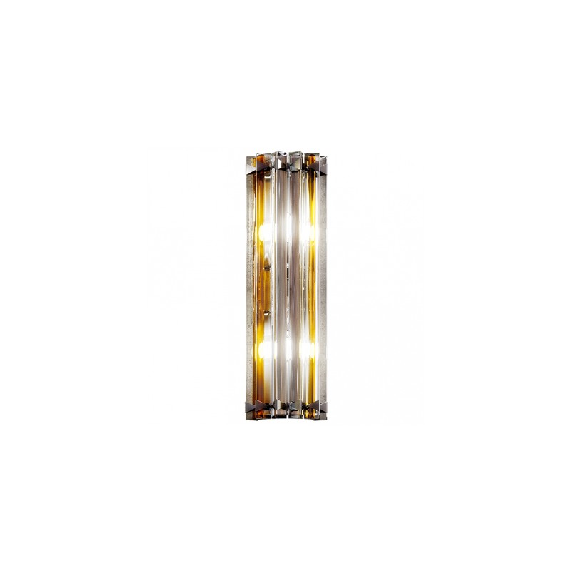 Venini - Triedi crystal/amber wall lamp