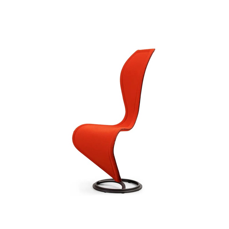 Cappellini  S-Chair tessuto rosso longho design palermo