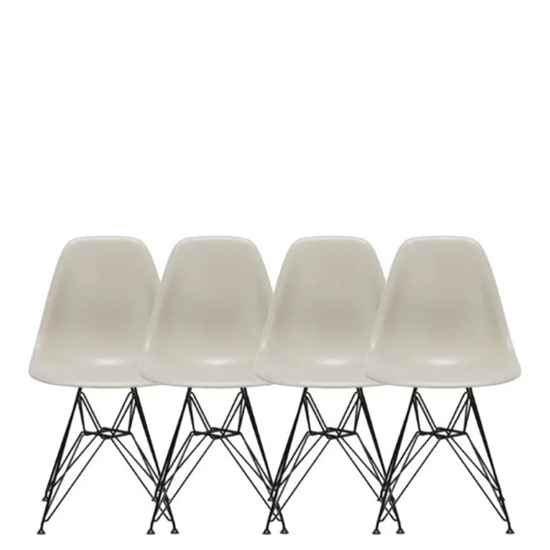 Vitra - Set 4 sedie Eames Plastic Side DSR Longho Design Palermo