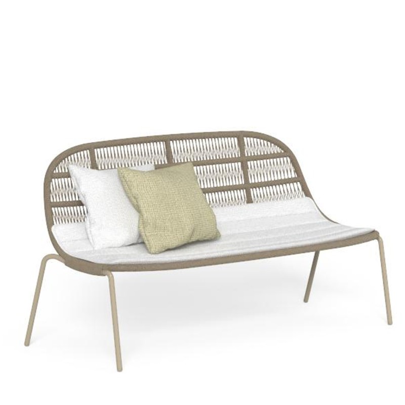 Talenti Divano Love Seat Panama dove white Longho Design Palermo