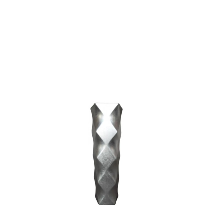 B&B Italia - Joker vase 44 in silver leaf