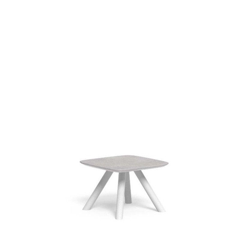 Talenti Coral coffee table white ceramic beige Longho Design Palermo