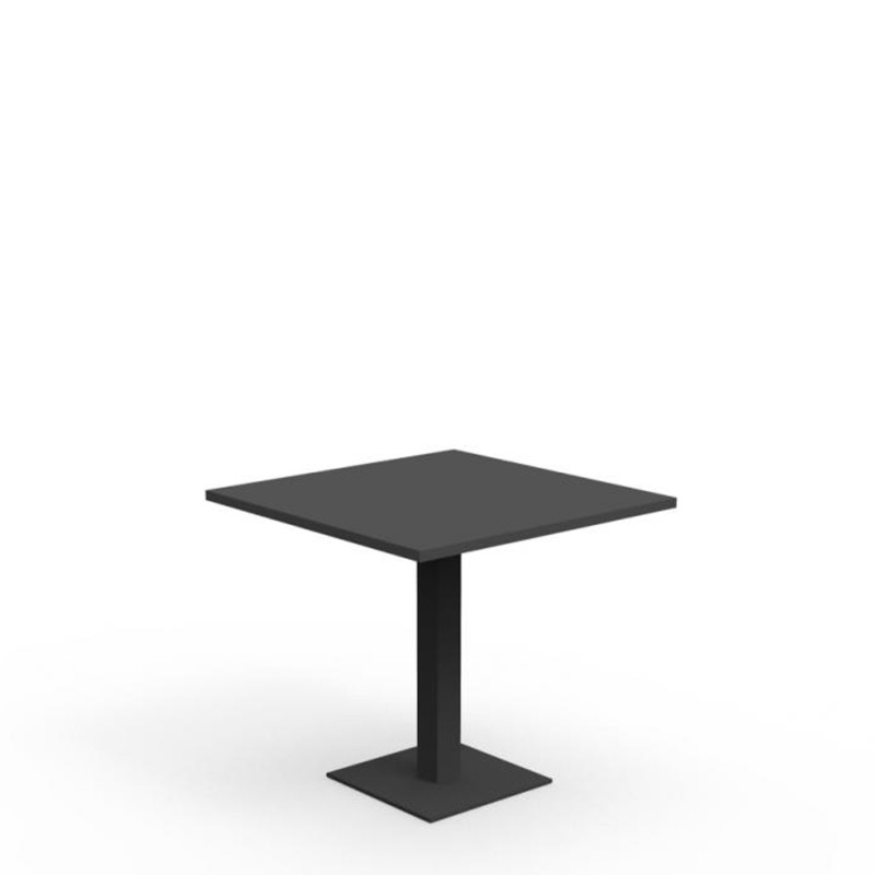 Talenti Maiorca contract table 80x80 charcoal Longho Design Palermo