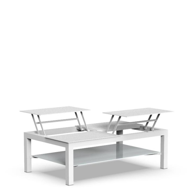 Talenti Chic opening big coffee table white Longho Design Palermo