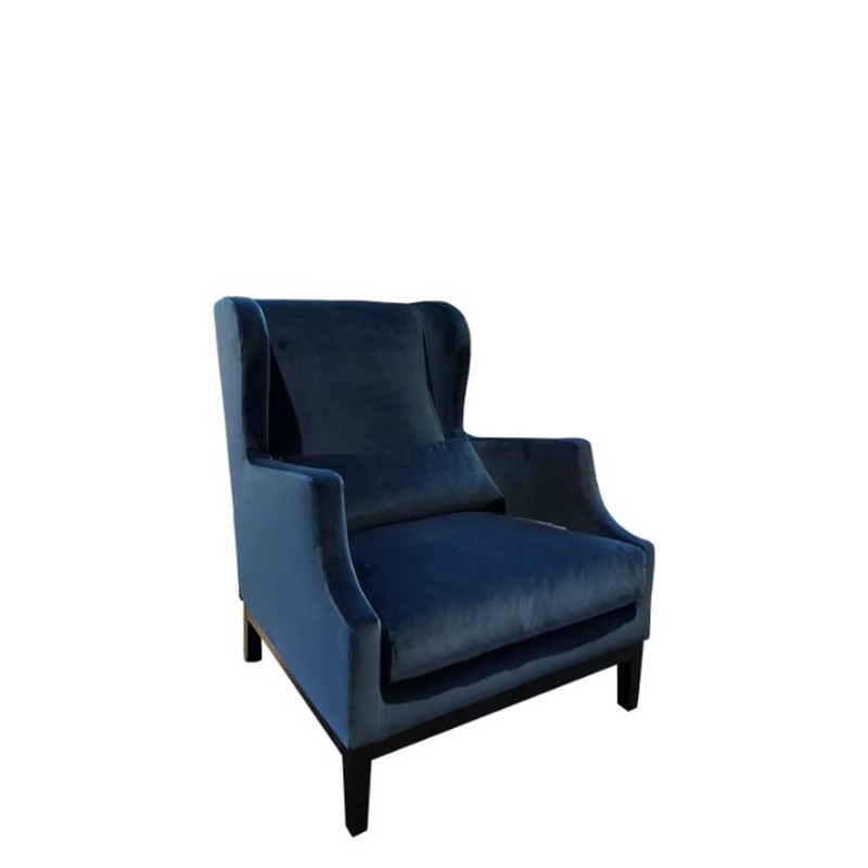 Living Divani - Chauffeuse velvet armchair