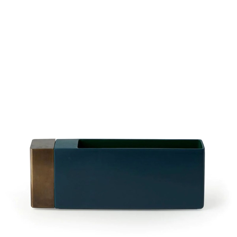 Bitossi Ceramiche Vase petrol green Longho Design Palermo