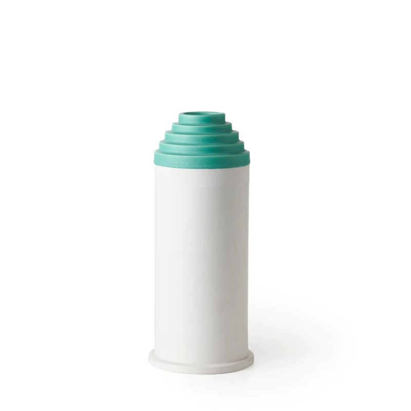 Bitossi Ceramiche Vase matte green and white Longho Design Palermo