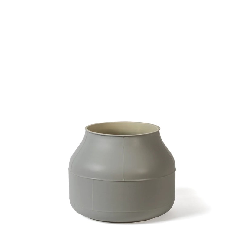 Bitossi Ceramiche Vaso tub Seams grigio opaco Longho Design Palermo