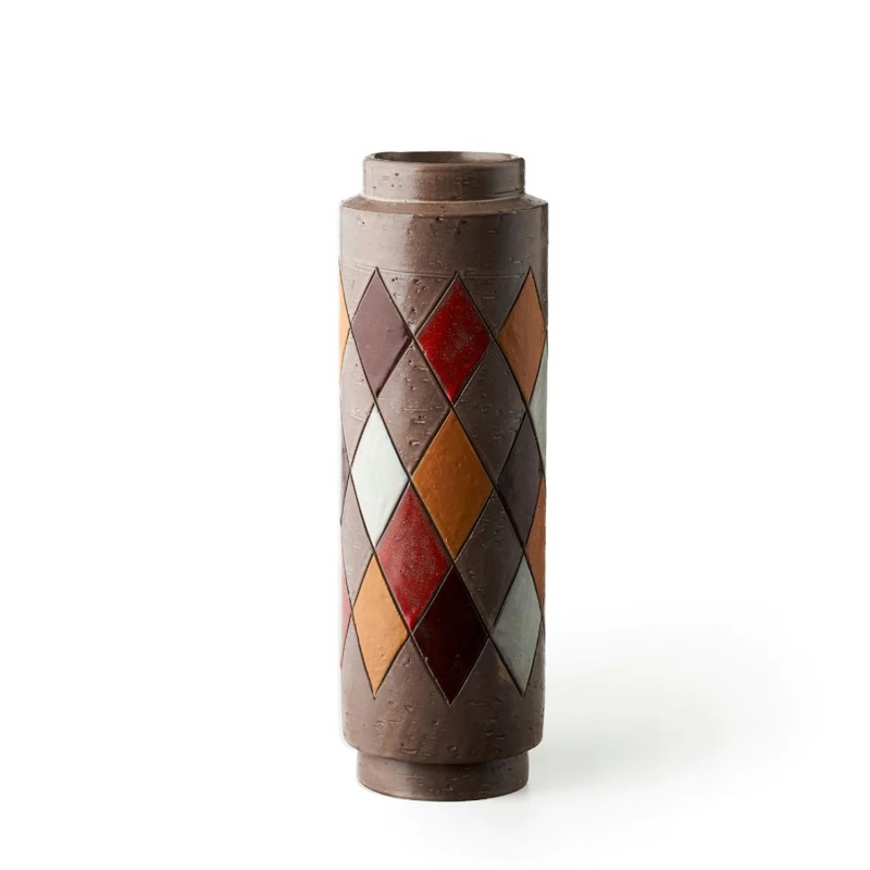 Bitossi Ceramiche Rhombuses vase Longho Design Palermo