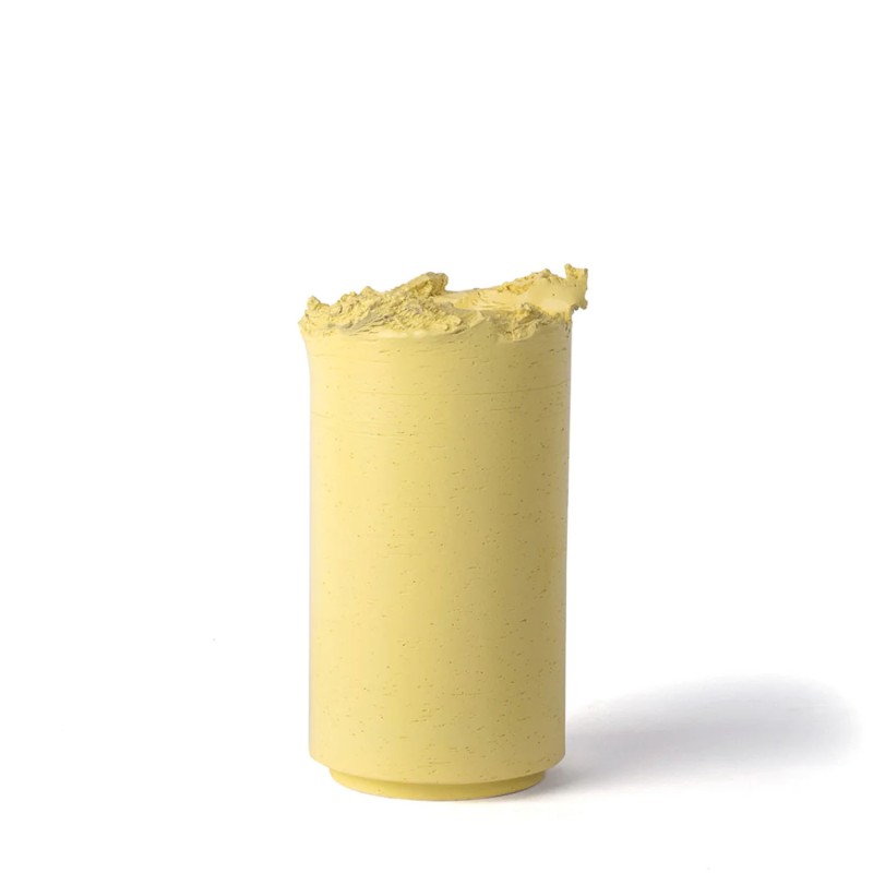 Bitossi Ceramiche Vaso con strappi Clay giallo H30 Longho Design Palermo