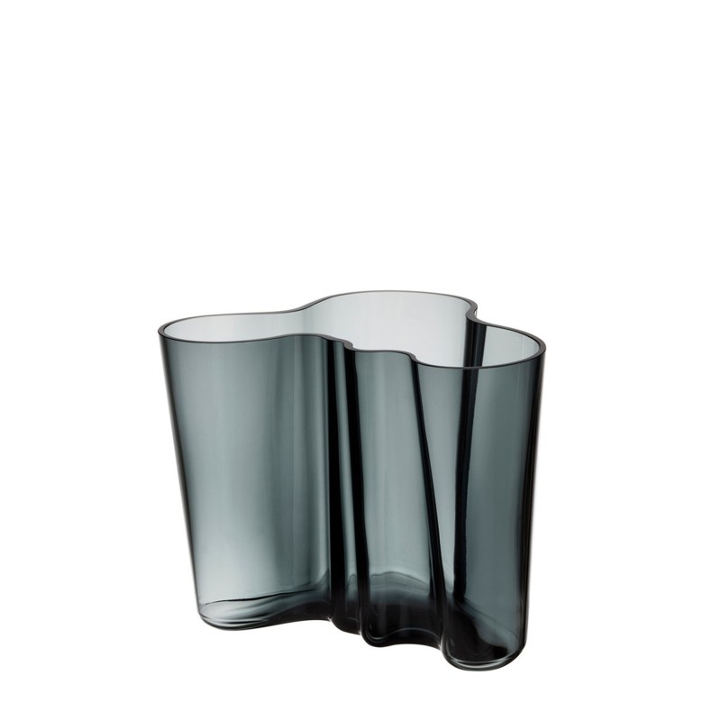 Iittala Alvar Aalto vase 160mm dark grey Longho Design Palermo