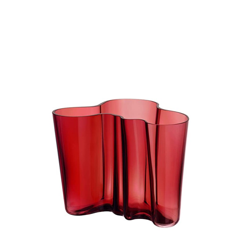 Iittala - Alvar Aalto vase 160mm cranberry