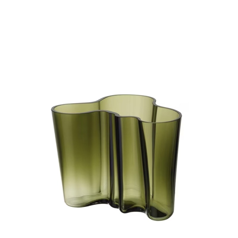 Iittala Alvar Aalto vase 160mm moss green Longho Design Palermo