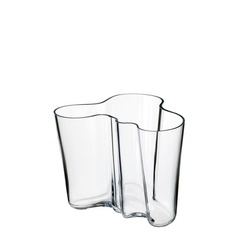 Iittala Vaso Aalto 160mm trasparente Longho Design Palermo