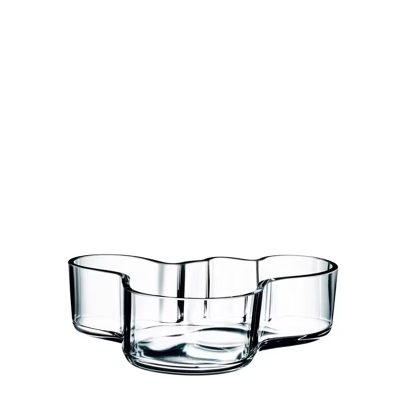 Iittala Alvar Aalto bowl 195x50mm clear Longho Design Palermo