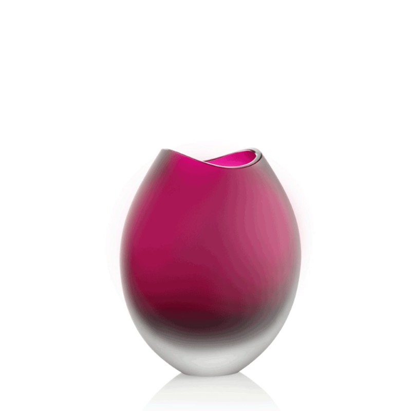 NasonMoretti Swing medium vase ruby red Longho Design Palermo