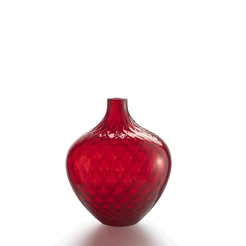 NasonMoretti Samarcanda small vase red Longho Design Palermo