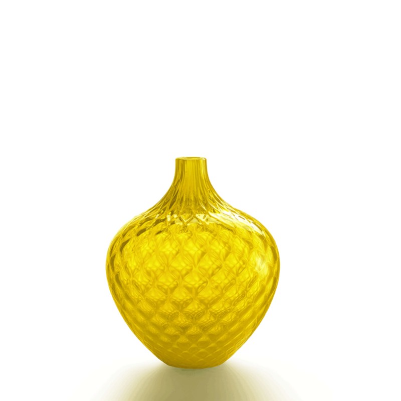 NasonMoretti Samarcanda small vase yellow Longho Design Palermo