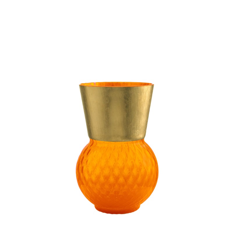 NasonMoretti Basilio large vase orange Longho Design Palermo