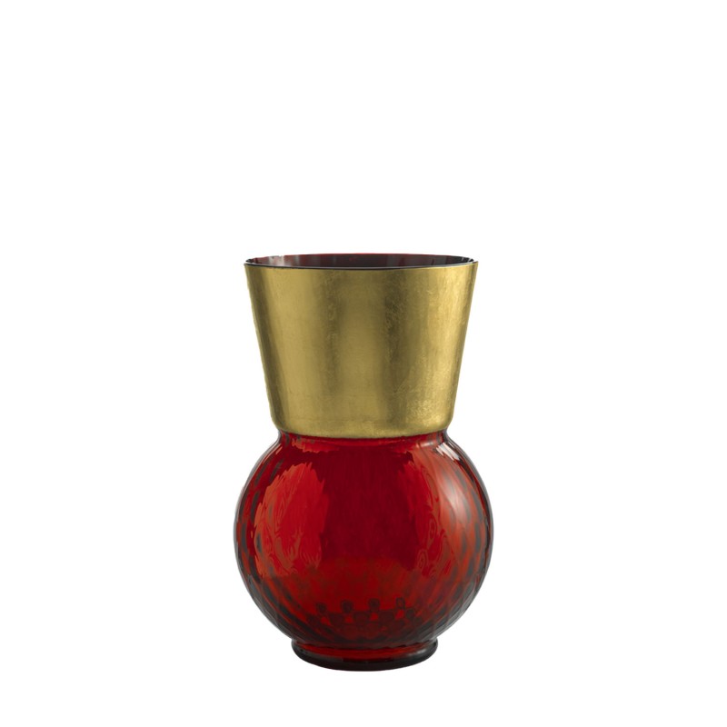 NasonMoretti Basilio large vase red Longho Design Palermo