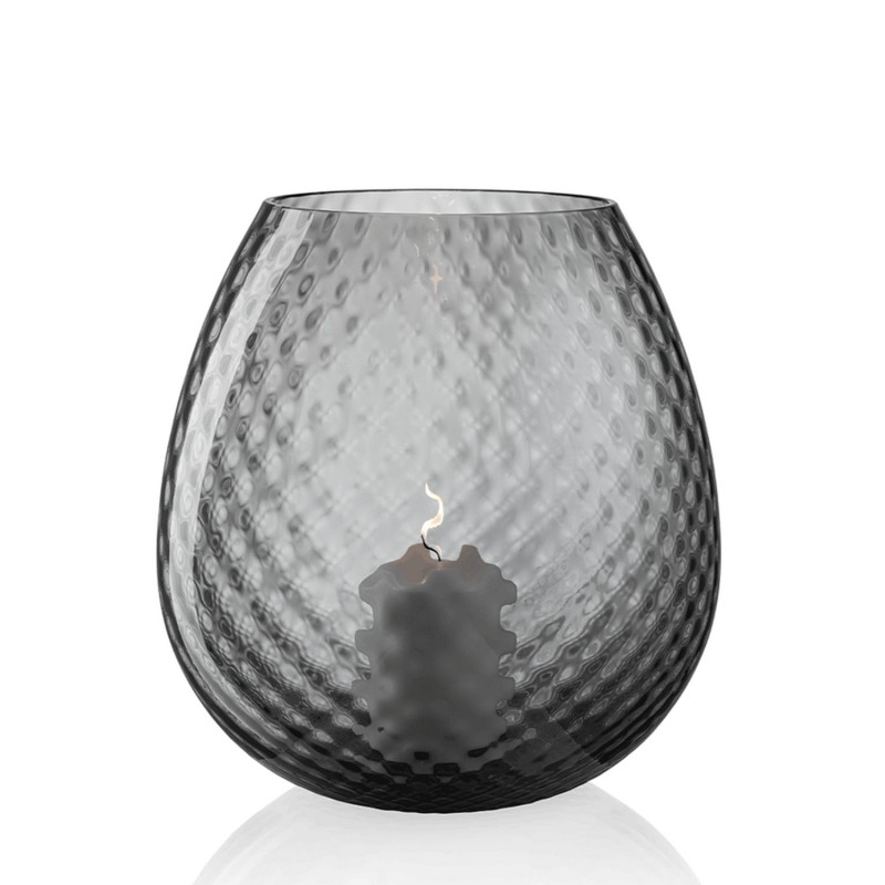 NasonMoretti Macramè XXL candle holder grey Longho Design Palermo