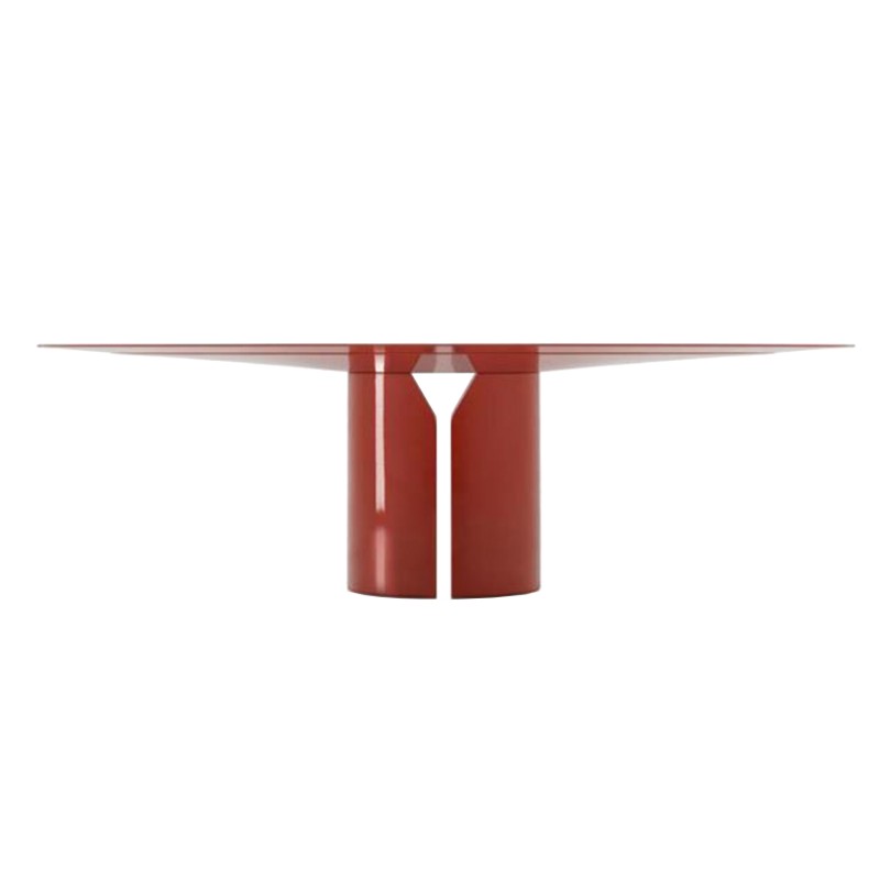 Mdf Italia - NVL Table oval glossy lacquered table