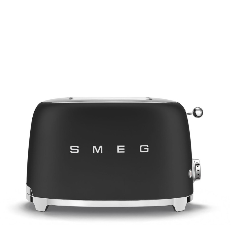 SMEG Toaster 2 slice matte black Longho Design Palermo