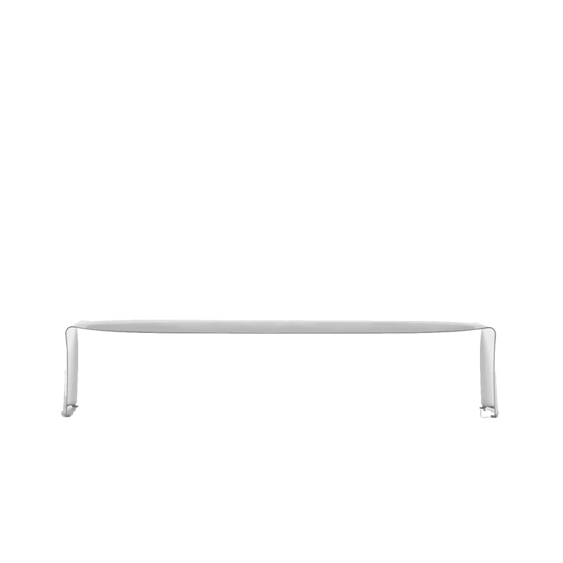 Mdf Italia - Le Banc matt white bench