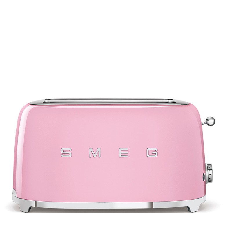 SMEG Toaster 2 extra-wide slots pink Longho Design Palermo