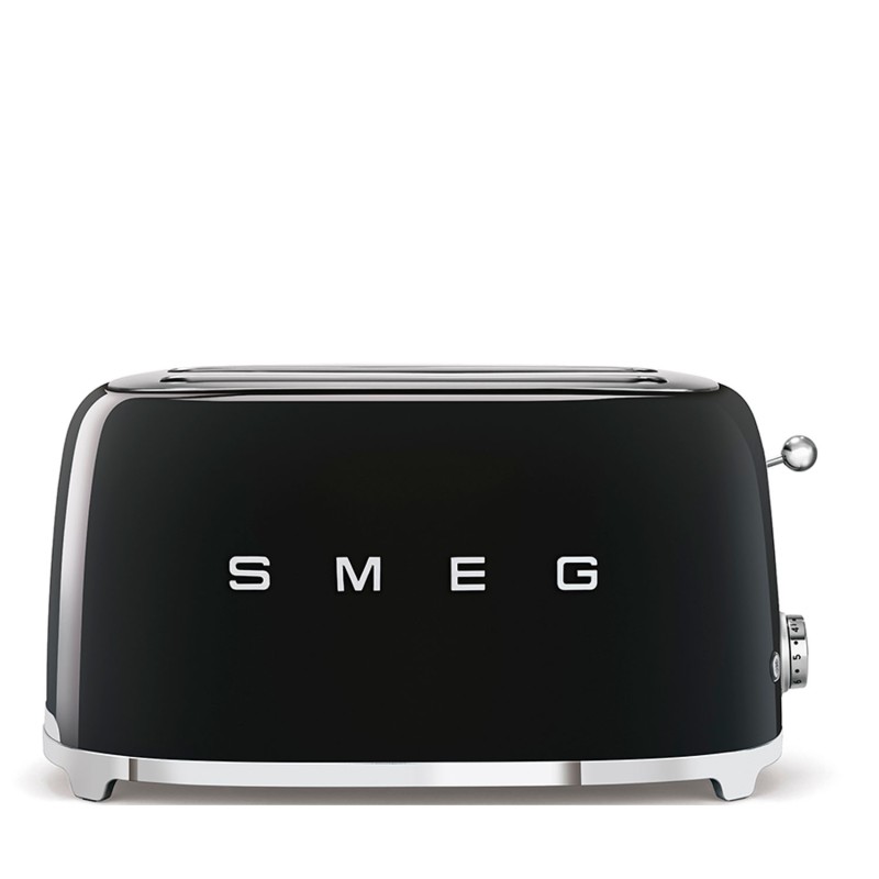 SMEG Toaster 2 extra-wide slots black Longho Design Palermo