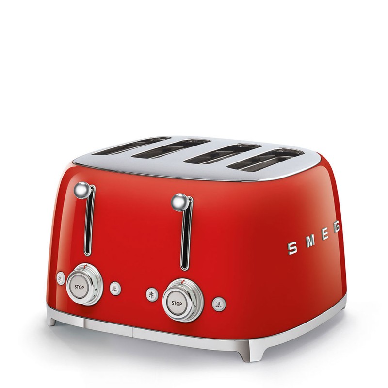 SMEG Toaster 4 slice pastel red Longho Design Palermo