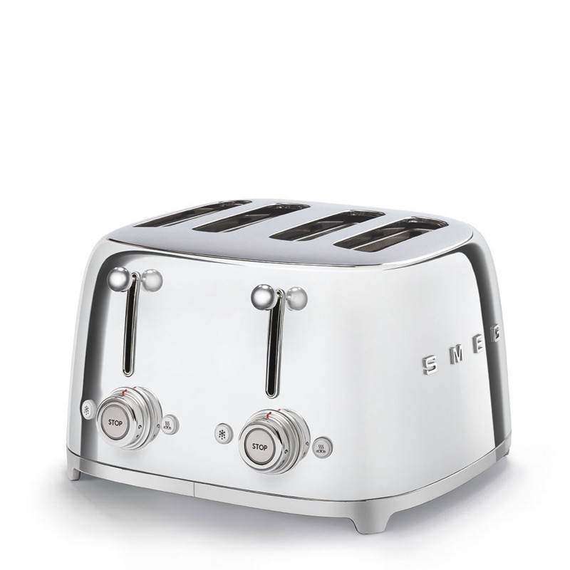 SMEG Toaster 4 slice polished steel Longho Design Palermo