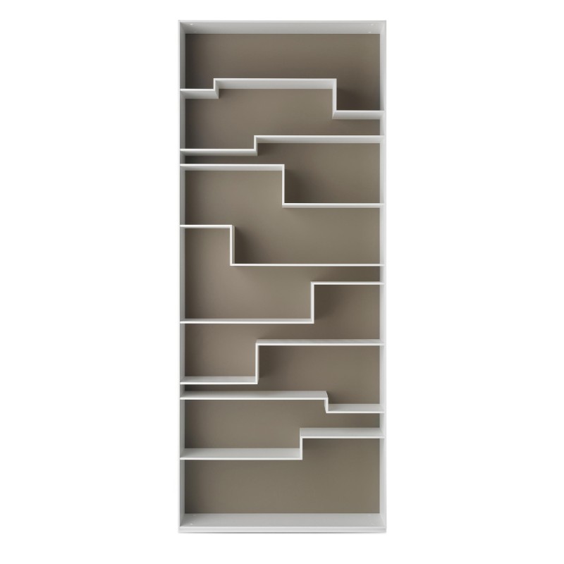 Mdf Italia - Melody bookcase version with contrasting back