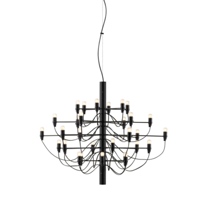 Flos Lampadario 209730 Frosted Bulbs Nero Opaco Longho Design Palermo