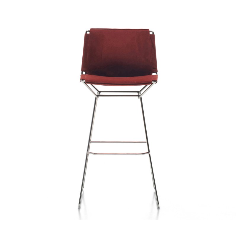 Mdf Italia - Sedia Neil Textile Stool H78 Longho Design Palermo