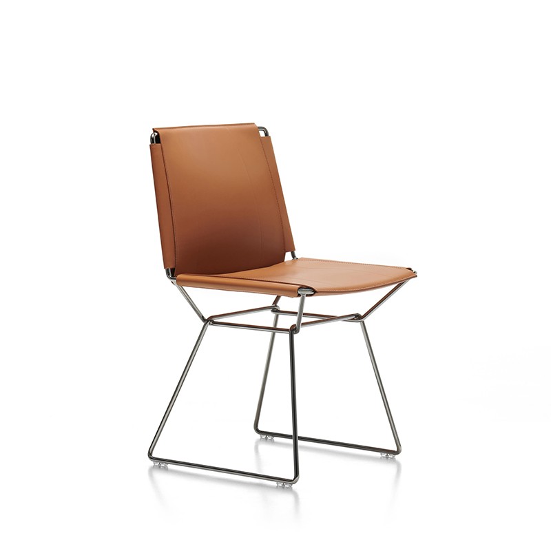 Mdf Italia - Sedia Neil Leather Chair Longho Design Palermo